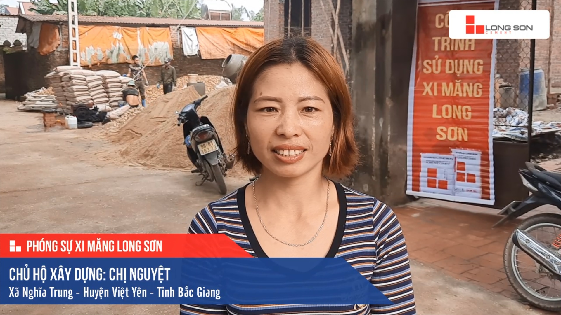 Phóng sự Công trình sử dụng Xi măng Long Sơn tại Bắc Giang 08.03.2020