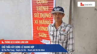 Phóng sự Công trình sử dụng Xi măng Long Sơn tại TP. Hồ Chí Minh 16.03.2020