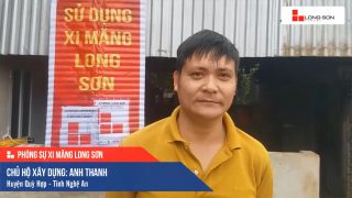 Phóng sự Công trình sử dụng Xi măng Long Sơn tại Nghệ An 19.03.2020