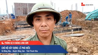 Phóng sự Công trình sử dụng Xi măng Long Sơn tại Thanh Hóa 14.03.2020