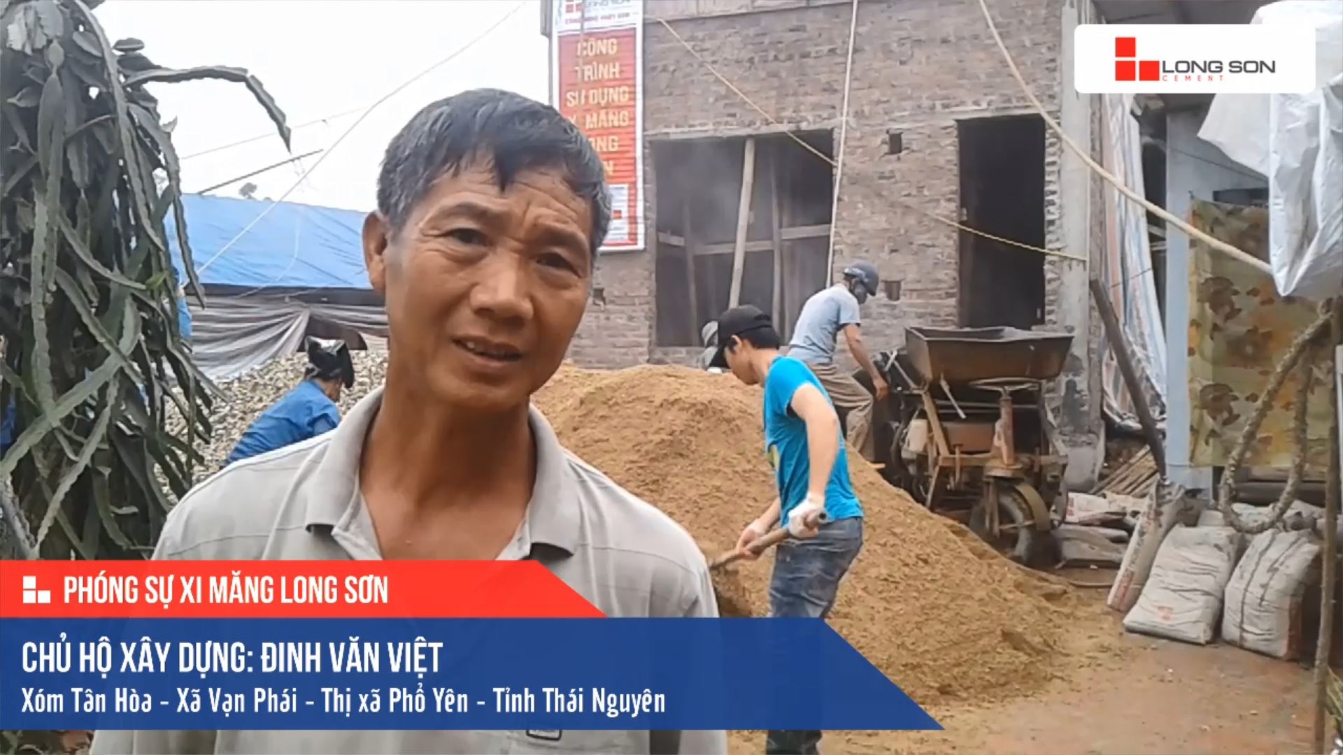 Phóng sự Công trình sử dụng Xi măng Long Sơn tại Thái Nguyên 17.03.2020