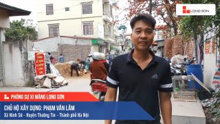 Phóng sự Công trình sử dụng Xi măng Long Sơn tại Hà Nội 02.03.2020