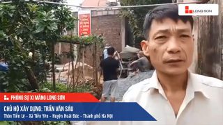 Phóng sự Công trình sử dụng Xi măng Long Sơn tại Hà Nội 21.03.2020