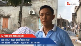 Phóng sự Công trình sử dụng Xi măng Long Sơn tại Nam Định 25.03.2020