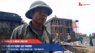 Phóng sự Công trình sử dụng Xi măng Long Sơn tại Nghệ An 06.03.2020