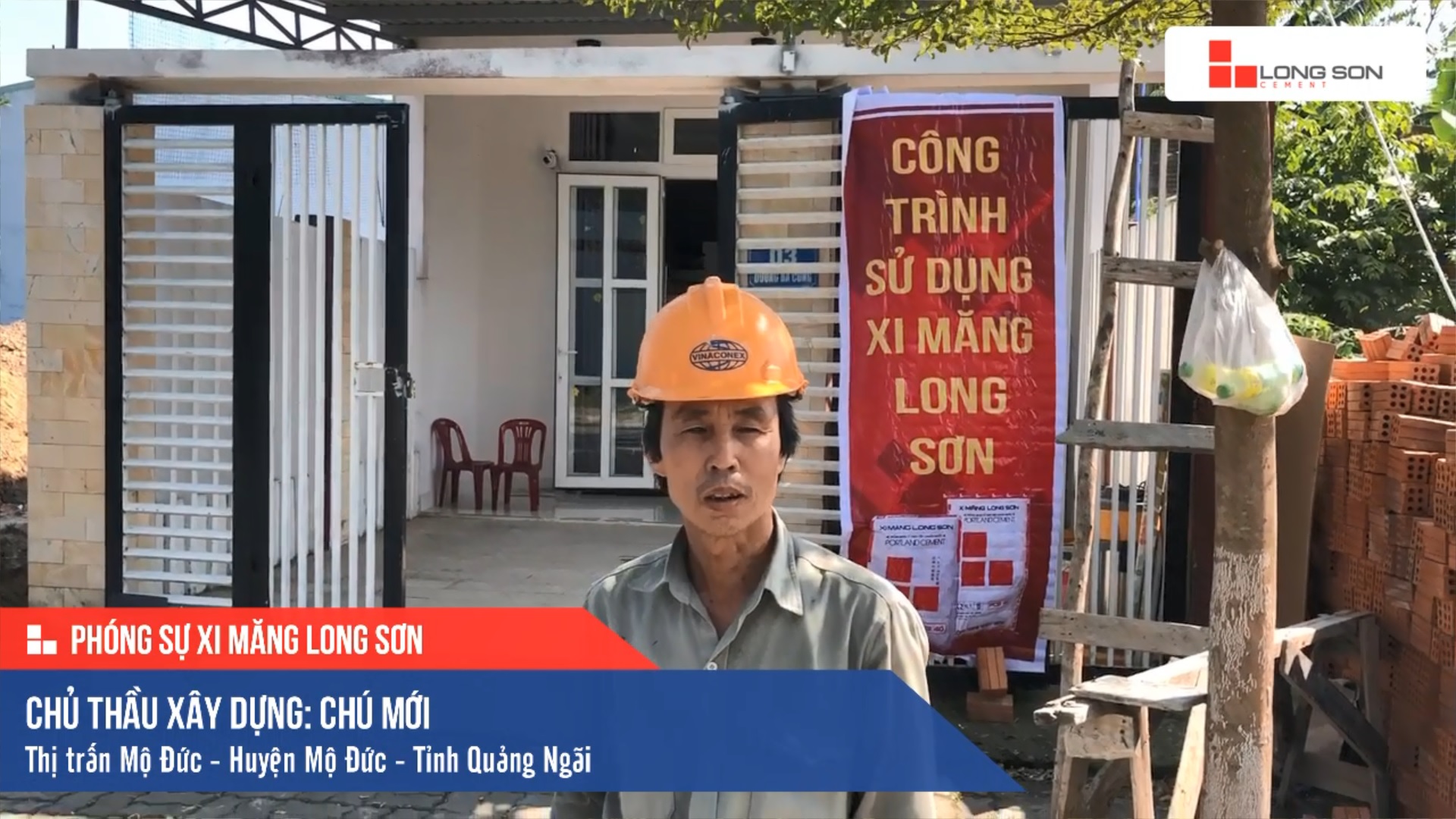 Phóng sự Công trình sử dụng Xi măng Long Sơn tại Quảng Ngãi 20.03.2020