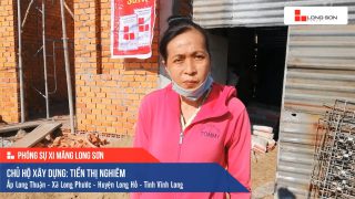 Phóng sự Công trình sử dụng Xi măng Long Sơn tại Vĩnh Long 14.03.2020