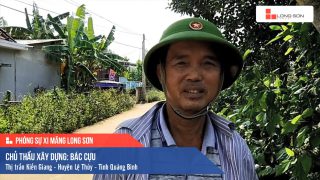 Phóng sự Công trình sử dụng Xi măng Long Sơn tại Quảng Bình 19.04.2020