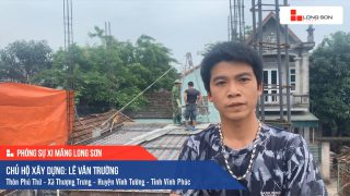 Phóng sự Công trình sử dụng Xi măng Long Sơn tại Vĩnh Phúc 26.04.2020