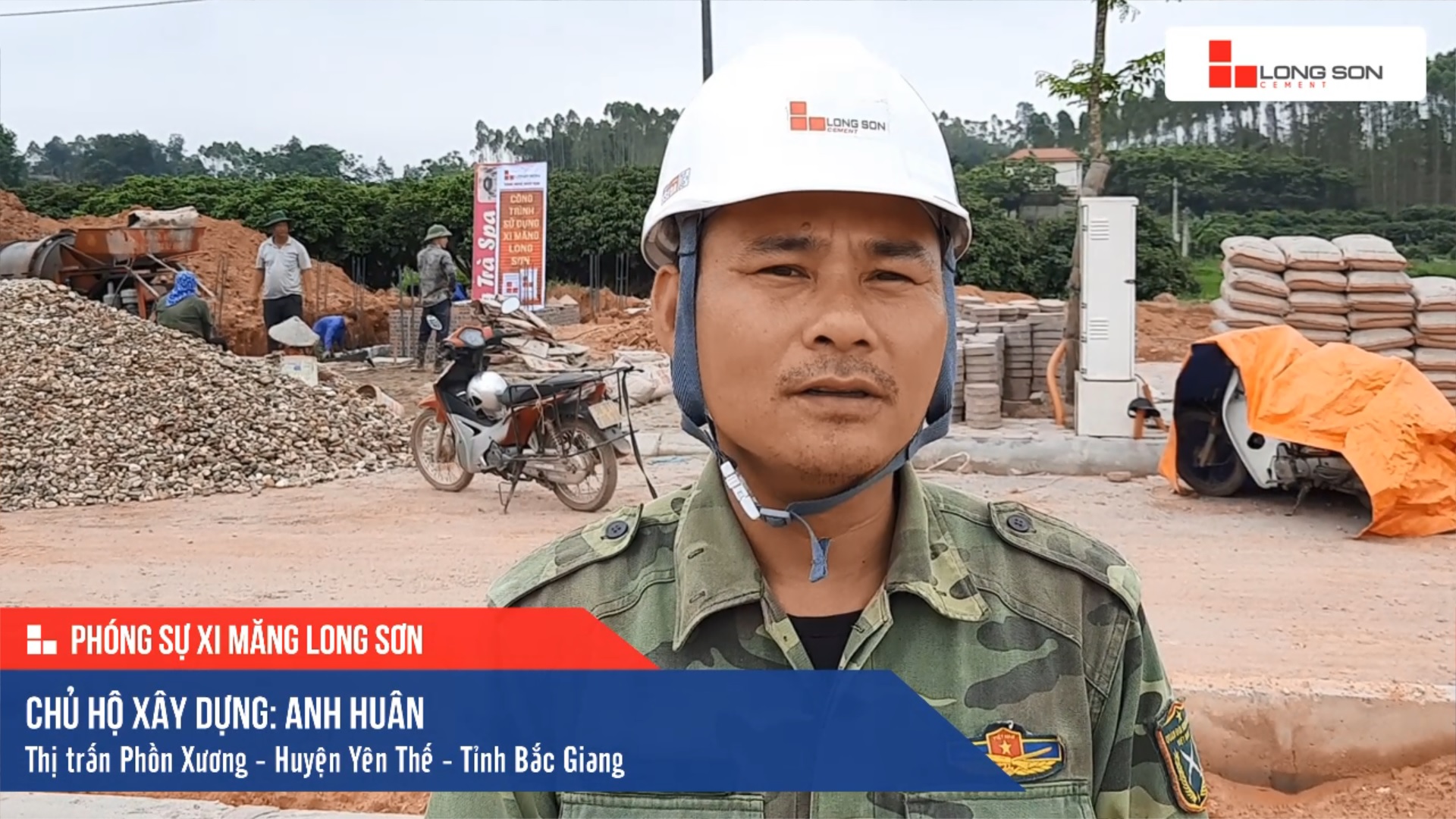 Phóng sự Công trình sử dụng Xi măng Long Sơn tại Bắc Giang 06.05.2020