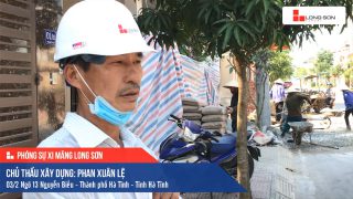 Phóng sự Công trình sử dụng Xi măng Long Sơn tại Hà Tĩnh 05.05.2020