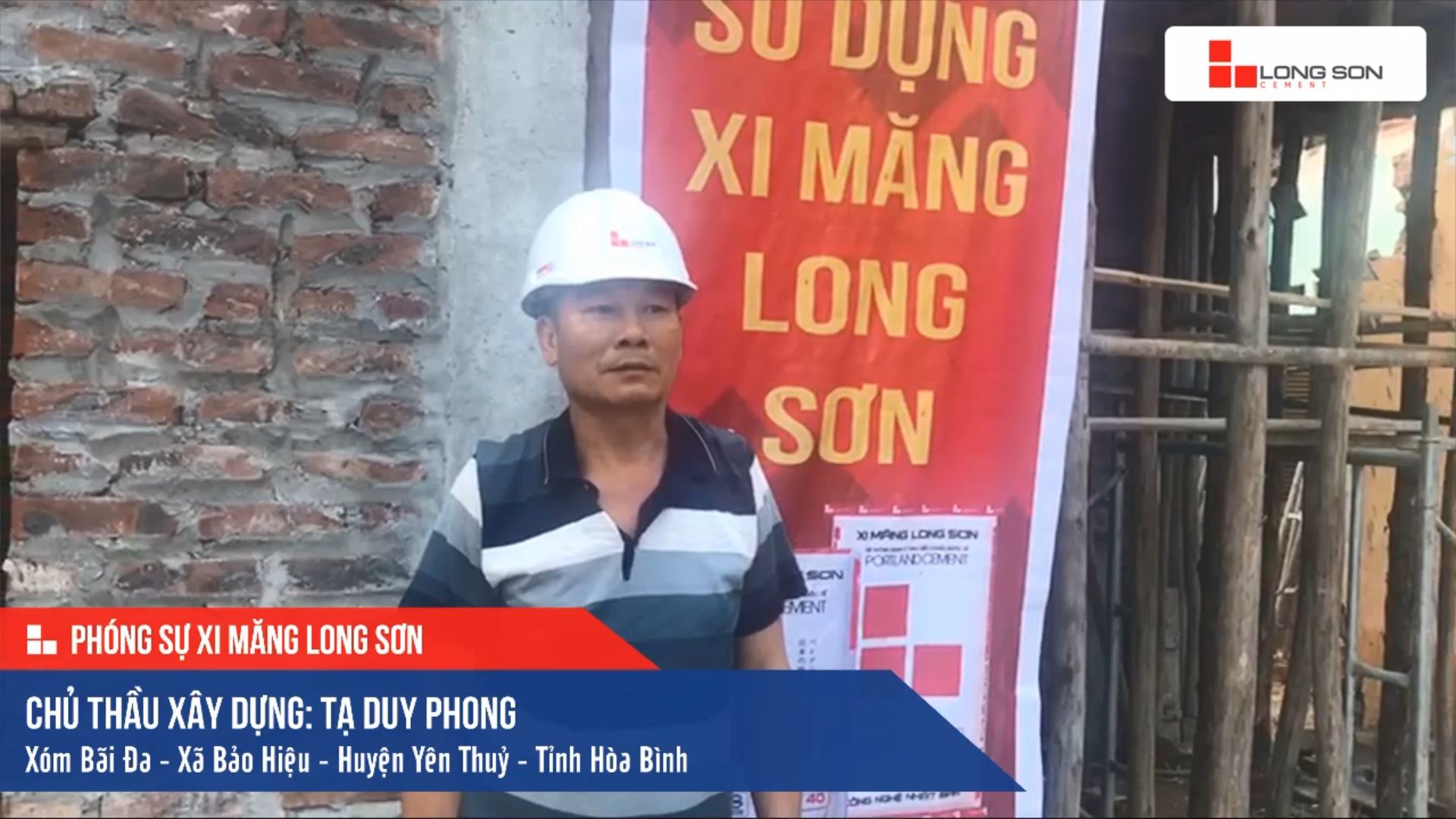 Phóng sự Công trình sử dụng Xi măng Long Sơn tại Hòa Bình 11.05.2020