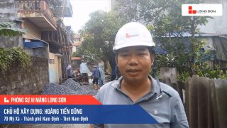 Phóng sự Công trình sử dụng Xi măng Long Sơn tại Nam Định 12.05.2020