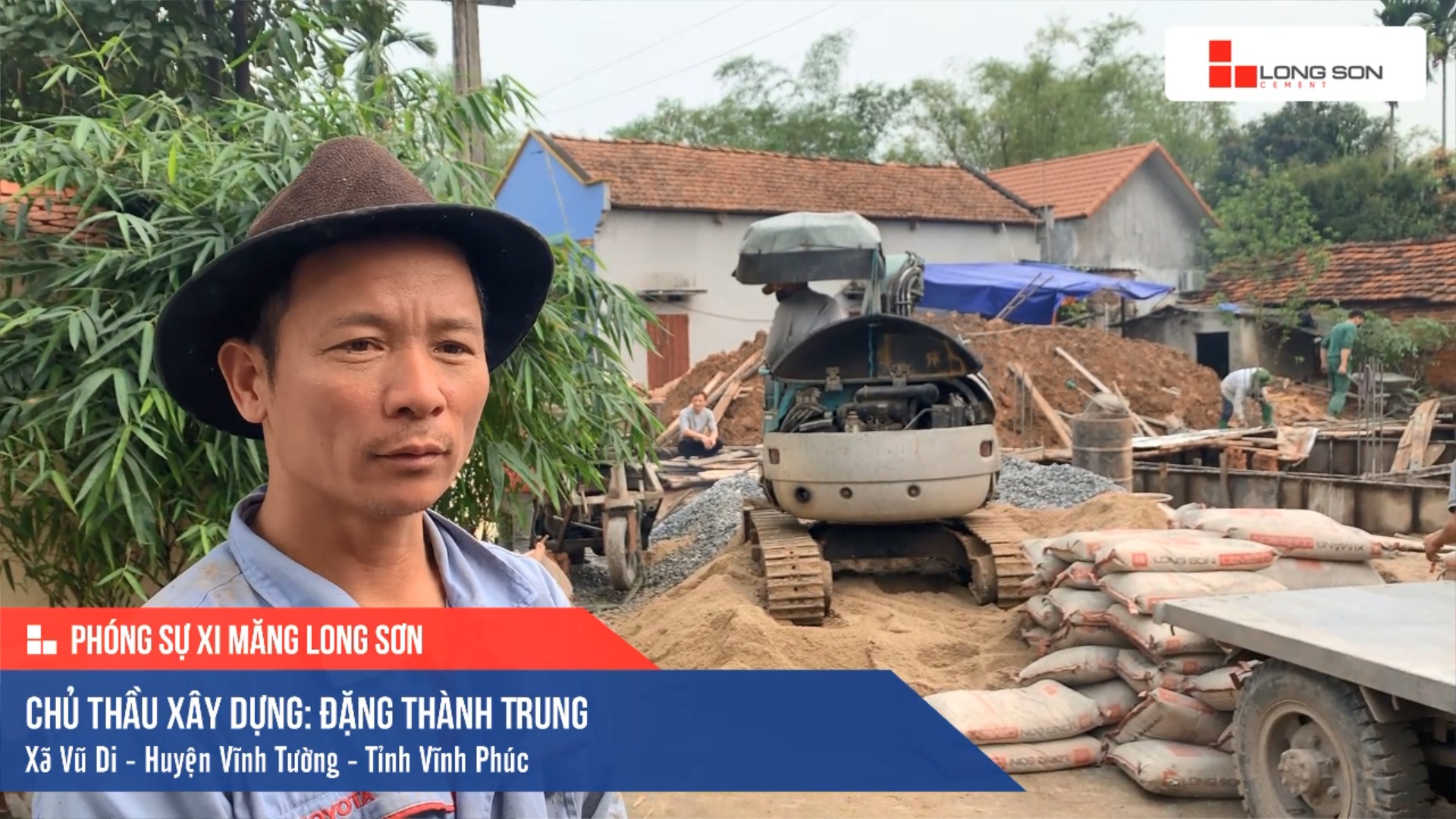 Phóng sự Công trình sử dụng Xi măng Long Sơn tại Vĩnh Phúc 02.05.2020