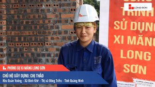 Phóng sự Công trình sử dụng Xi măng Long Sơn tại Quảng Ninh 20.05.2020