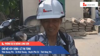 Phóng sự công trình sử dụng Xi măng Long Sơn tại Hưng Yên 11.06.2020