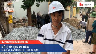 Phóng sự công trình sử dụng Xi măng Long Sơn tại Hà Nội 06.06.2020