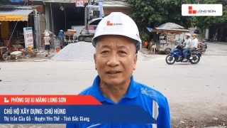 Phóng sự công trình sử dụng Xi măng Long Sơn tại Bắc Giang 11.06.2020