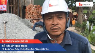 Phóng sự công trình sử dụng Xi măng Long Sơn tại Hà Tĩnh 17.06.2020