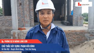 Phóng sự công trình sử dụng Xi măng Long Sơn tại Hải Dương 17.06.2020