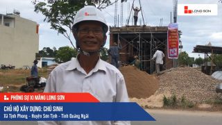 Phóng sự công trình sử dụng Xi măng Long Sơn tại Quảng Ngãi 15.06.2020