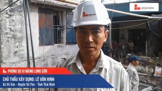 Phóng sự công trình sử dụng Xi măng Long Sơn tại Thái Bình 05.06.2020