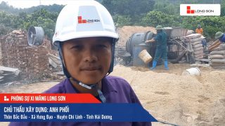 Phóng sự công trình sử dụng Xi măng Long Sơn tại Hải Dương 11.07.2020