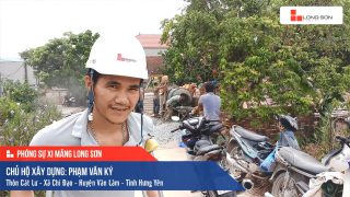 Phóng sự công trình sử dụng Xi măng Long Sơn tại Hưng Yên 10.07.2020