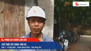 Phóng sự công trình sử dụng Xi măng Long Sơn tại Hưng Yên 12.07.2020