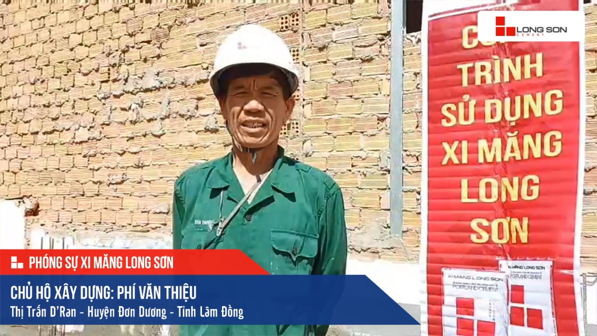Phóng sự công trình sử dụng Xi măng Long Sơn tại Lâm Đồng 15.07.2020