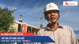 Phóng sự công trình sử dụng Xi măng Long Sơn tại Nghệ An 08.07.2020