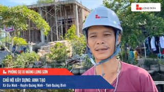 Phóng sự công trình sử dụng Xi măng Long Sơn tại Quảng Bình 04.07.2020