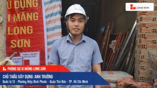 Phóng sự công trình sử dụng Xi măng Long Sơn tại TP. Hồ Chí Minh 21.08.2020