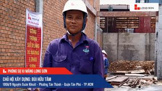 Phóng sự công trình sử dụng Xi măng Long Sơn tại TP. Hồ Chí Minh 14.08.2020