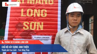 Phóng sự công trình sử dụng Xi măng Long Sơn tại Đồng Tháp 01.08.2020