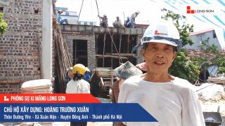 Phóng sự công trình sử dụng Xi măng Long Sơn tại Hà Nội 11.08.2020