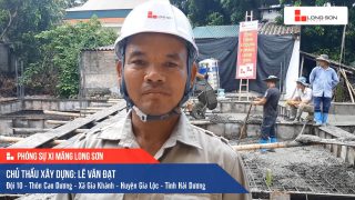 Công trình sử dụng Xi măng Long Sơn tại Hải Dương 12.08.2020