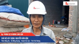 Phóng sự công trình sử dụng Xi măng Long Sơn tại Hải Dương 05.08.2020