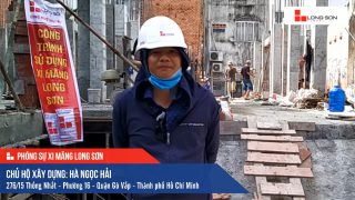 Phóng sự công trình sử dụng Xi măng Long Sơn tại TP. Hồ Chí Minh 07.08.2020