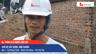 Phóng sự công trình sử dụng Xi măng Long Sơn tại Phú Thọ 13.08.2020