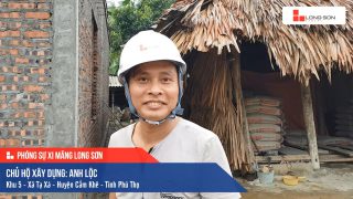 Phóng sự công trình sử dụng Xi măng Long Sơn tại Phú Thọ 05.08.2020