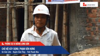 Phóng sự công trình sử dụng Xi măng Long Sơn tại Thanh Hóa 21.08.2020