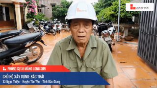 Phóng sự công trình sử dụng Xi măng Long Sơn tại Bắc Giang 21.09.2020