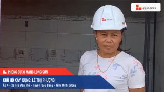 Phóng sự công trình sử dụng Xi măng Long Sơn tại Bình Dương 22.09.2020