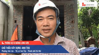 Phóng sự công trình sử dụng Xi măng Long Sơn tại Hà Nội 22.09.2020
