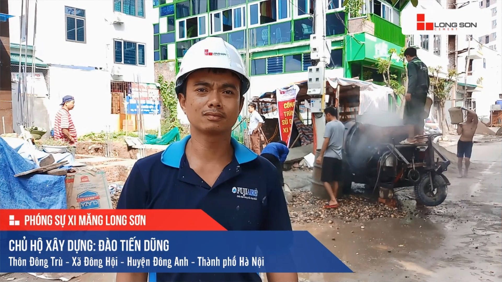 Phóng sự công trình sử dụng Xi măng Long Sơn tại Hà Nội 06.09.2020