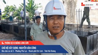 Phóng sự công trình sử dụng Xi măng Long Sơn tại Hải Dương 13.09.2020