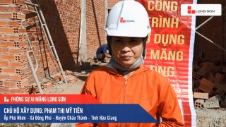 Phóng sự công trình sử dụng Xi măng Long Sơn tại Hậu Giang 07.09.2020