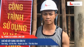 Phóng sự công trình sử dụng Xi măng Long Sơn tại Hòa Bình 10.09.2020