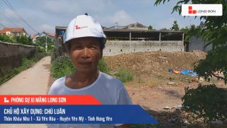 Phóng sự công trình sử dụng Xi măng Long Sơn tại Hưng Yên 18.09.2020